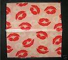 RED LIPS XOXO KISSES Vinyl&Fabric 2 Year Calendar Planner