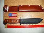   ~ Vintage Rosco Military Survival Knife with Leather Handle & Sheath