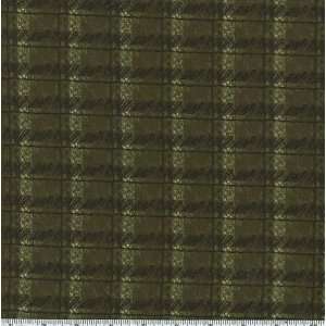   Rustic Retreat Plaid Green Fabric By The Yard Arts, Crafts & Sewing