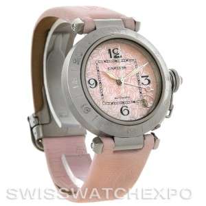 Cartier Pasha Ladies Steel W3109599 Limited Edition Pink Mother Of 