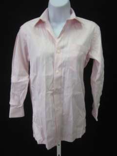 JOSEPH ABBOUD Girls Pink Button Front Shirt Size 12  