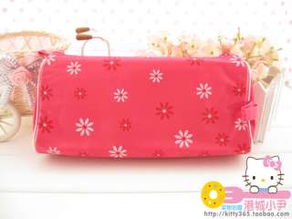 Cute Hello Kitty Design Red Cosmetic Pencil Storage Bag  
