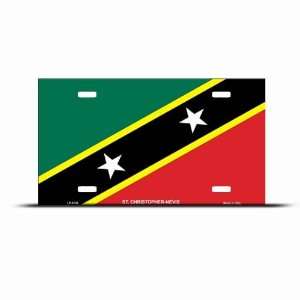  St Kitts And Nevis Flag License Plate Wall Sign Tag 