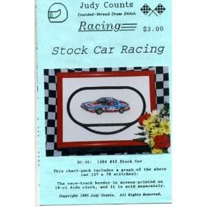   Thread Cross Stitch #43 Stock Car Racing Pattern
