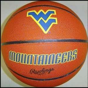 West Virginia Mountaineers NCAA Rawlings Tip Off Full Size Basketball 