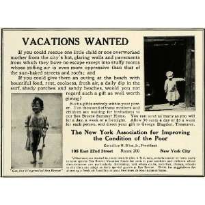   Poor Children Need Volunteers   Original Print Ad