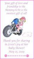 Motorcycle Magnets Baby Shower Favors Supplies Biker  
