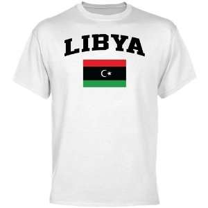  Libya Flag T Shirt   White