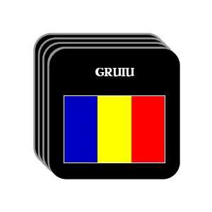  Romania   GRUIU Set of 4 Mini Mousepad Coasters 