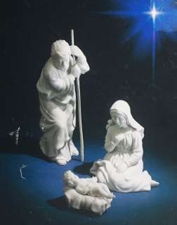   NATIVITY 1981 Holy Family   JOSEPH, MOTHER MARY & BABY JESUS Figurines