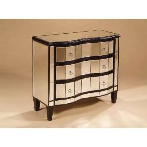  Chest by Bassett Mirror Company   Clear Beveled Mirror 