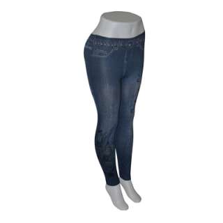 Stone Wash Skinny Denim Jeans LEGGINGS JEGGINGS Pants  