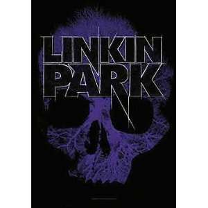  Linkin Park Skull Fabric Poster