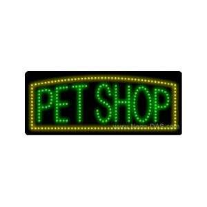 Pet Shop Outdoor LED Sign 13 x 32