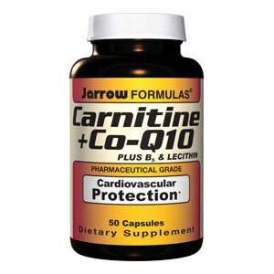   Carnitine + Co Q10, 250 mg Carnitine & 30 mg Co Q10 Size 50 Capsules