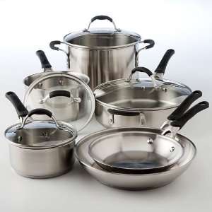  Cooking with Calphalon 10 pc. Stainless Steel Cookware Set 
