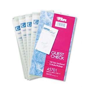   Guest Check Pad CHECK,RSTRNT,GST,10PD/PK (Pack of 5)