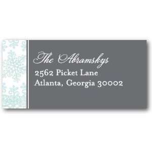  Holiday Return Address Labels   Intricate Snowflake By 