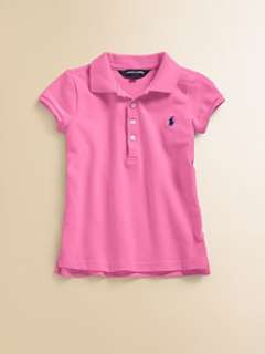 Ralph Lauren   Toddlers & Little Girls Classic Mesh Knit Polo Shirt