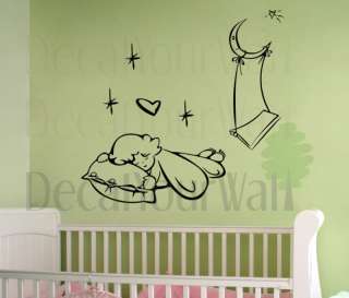 Nursery Baby Kids Room Decor Vinyl Wall Decal Sticker  