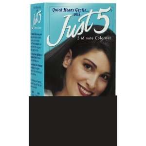  Just 5 5 Minute Hair Color    Black (Quantity of 5 