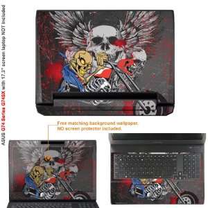 Matte Protective Decal Skin Sticker (Matte finish) for ASUS G74 Series 