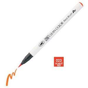  Zig Clean Color Real Brush Marker Pen 023 Scarlet Red 