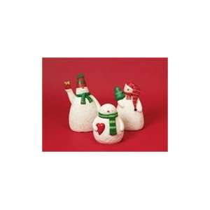  Set of 3 Whimsical Snowman Family Christmas Table Top 