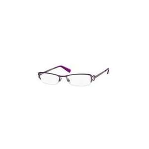   2881 307 Violet semi rimless metal eyeglasses