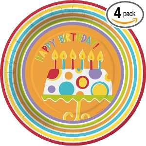  Design Design Party On Dinner Plate, 8 Count Packages 