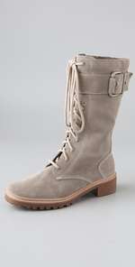 For All Mankind Gingerly Suede Combat Boots  