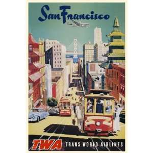  San Francisco TWA Poster