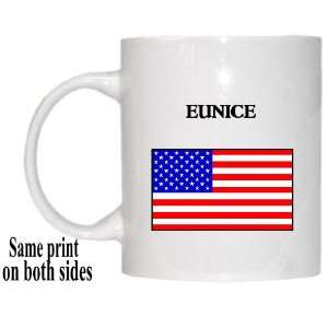  US Flag   Eunice, Louisiana (LA) Mug 