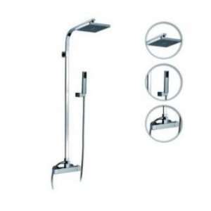   Thermostatic Rain Chrome Wall mount Shower Faucet