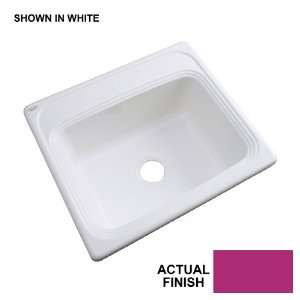  Dekor Single Basin Acrylic Topmount Kitchen Sink 38165 