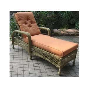  NorthCape International Montengo Wicker Cushion Arm Chaise 