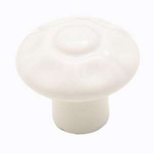  Amerock   AM BP1320 W White Ceramic 1 3/8 Diameter Knob 