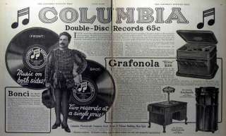   is an original print advertising for Columbia Grafonola phonograph