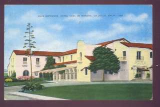 HOTEL CASA DE MANANA La Jolla CALIFORNIA 1957 Postcard  