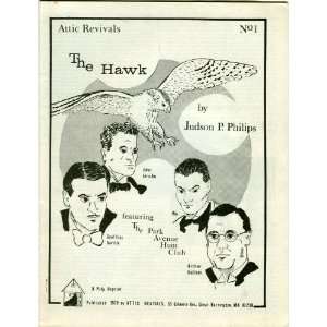 The Hawk (Attic Revivals, No. 1) (A Pulp Reprint) Judson P. Philips 