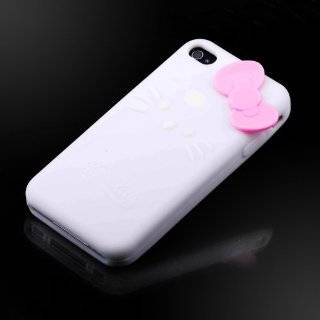  Pink Silicone w bow (bow color may vary) Flexa silicone case cover 