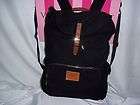 NWT Large Victorias Secret Love Pink Black Back Pack Tote bag 