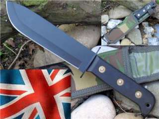 ARMY RAF SURVIVAL MACHETE MACHETTE COMBAT BLACK FIBRE HANDLE KNIFE DPM 