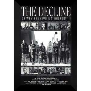  The Decline Of Civilization 27x40 FRAMED Movie Poster 