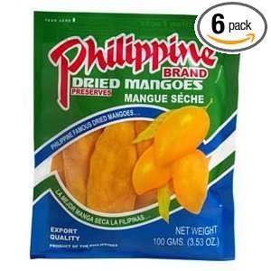 Philippine Brand Dried Mango (Pack of 6) Grocery & Gourmet Food