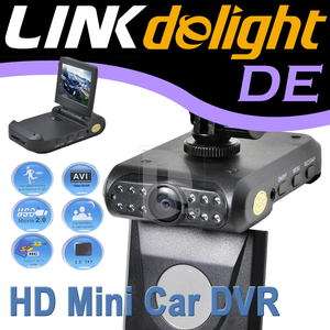 Mini HD Car 12 LED DVR Vehicle Camera Recorder IR Night Vision 