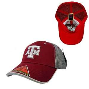 Texas A&M Aggies NCAA Pocket Mesh Flex Baseball Cap (Maroon) (Small 