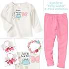 NWT GYMBOREE GIRLS SIZE 3 3T 4 4T FAIRY WISHES OUTFIT SET LOT SHIRT 