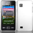 White Hybrid Hard Case Cover For Samsung Tocco Icon S5260 + Screen 