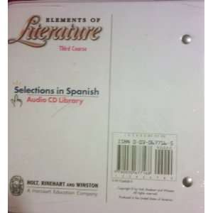  of Literature Third Course Selections and Summaries in Spanish 